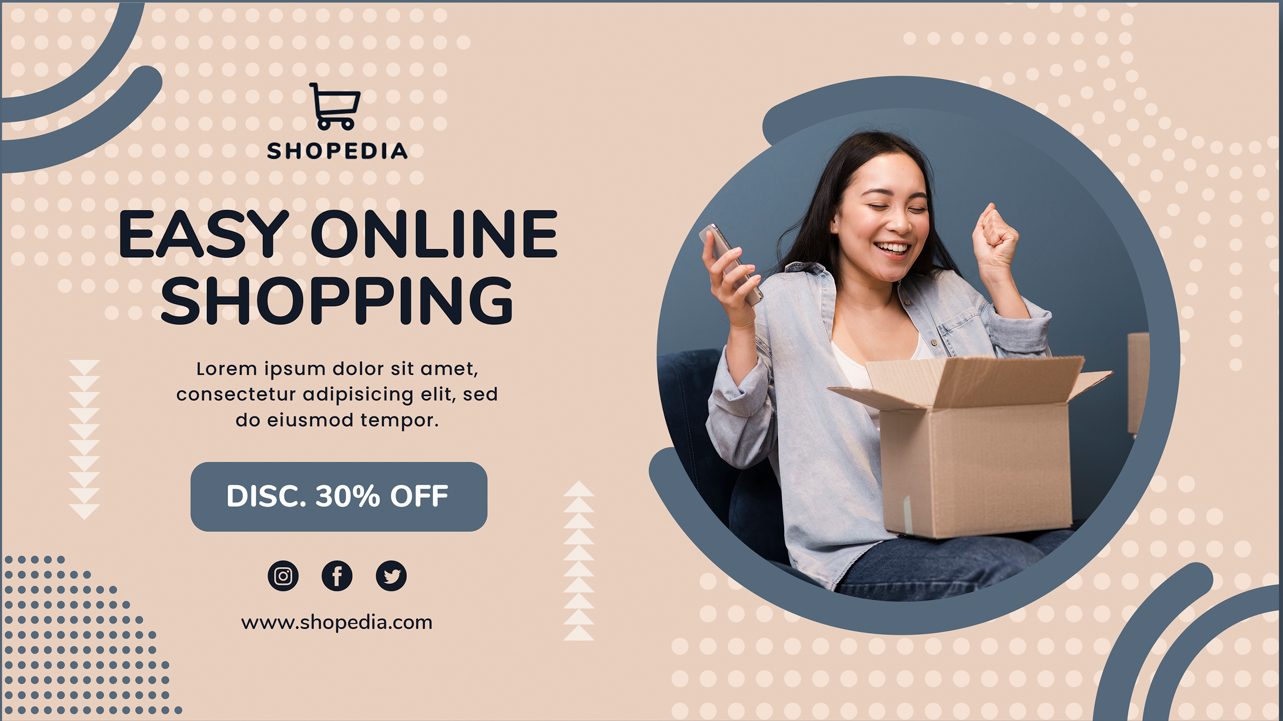 E Commerce promo
